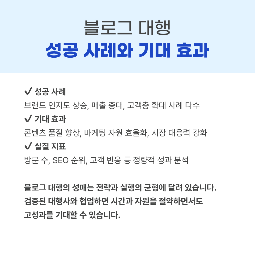블로그 대행사 선정 시 주의할 점